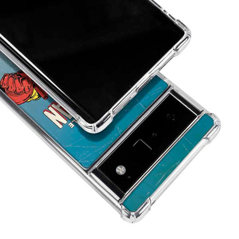 Marvel Classic Comics The Invincible Iron Man Google Pixel 6 Clear Case